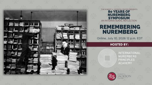 July 10 Virtual Nuremberg Symposium