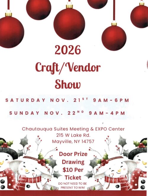 2026 Craft Vendor Show at Chautauqua Suites