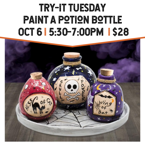 Try-It Tuesday Paint a Potion Bottle
