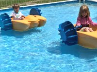 Midway tugboat paddlers