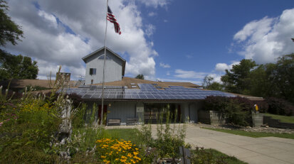 Audubon Community Nature Center in town of Kiantone