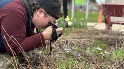 Photographer at Audubon Photography Club