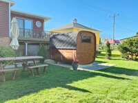 Outdoor Finnish Sauna Lakefront Cottages