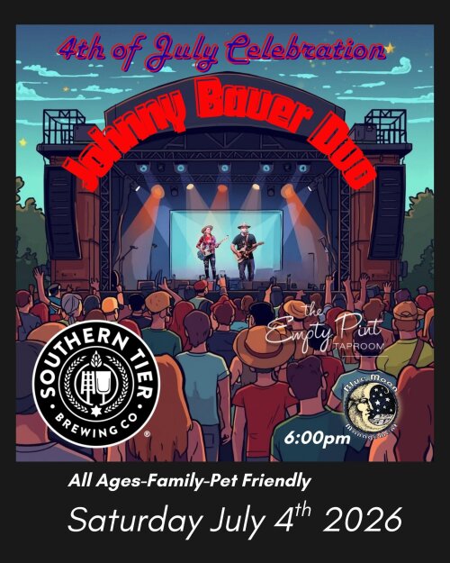 Johnny Bauer Duo Southern Tier Brewing Co Saturday July 4 2026