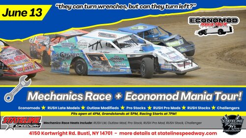 Stateline Speedway Mechanics Race June 13