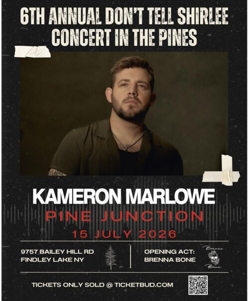 Kameron Marlowe Pine Junction July 15 2026