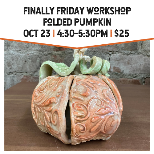 Finally Friday Workshop Folded Pumpkin October 23