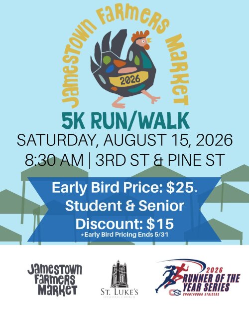 Jamestown Farmers Market 5K 2026
