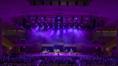 Chautauqua Institution Amphitheater live performance with large audience