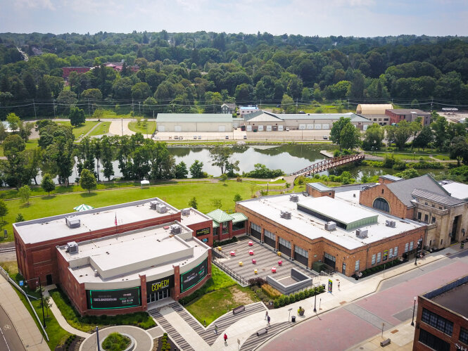 National Comedy Center Drone