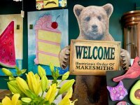 Illustrious Order of Makesmiths welcome sign