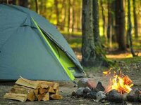 Panama Rocks tent camping