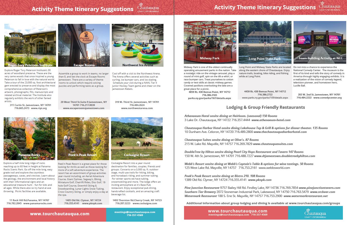 Activity Theme Itinerary