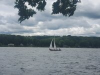 Sailboat on Chautauqua Lake