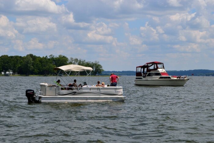Boats on Chautauqua Lake
