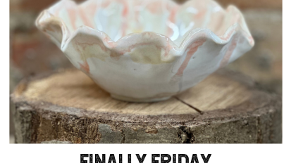Finally Friday Fluted Candy Dish January 8