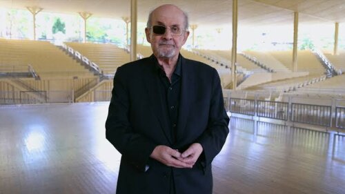 knife film Salmon Rushdie Chautauqua Institution Amphitheater