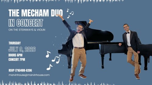 The Mecham Duo July 9 The Marvin House