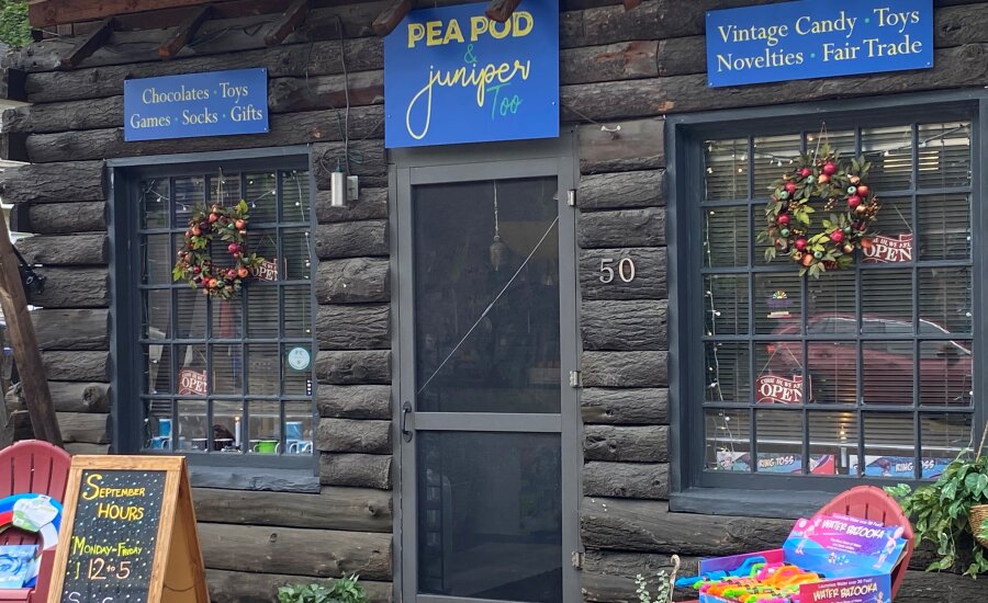 Pea Pod & Juniper Too exterior view