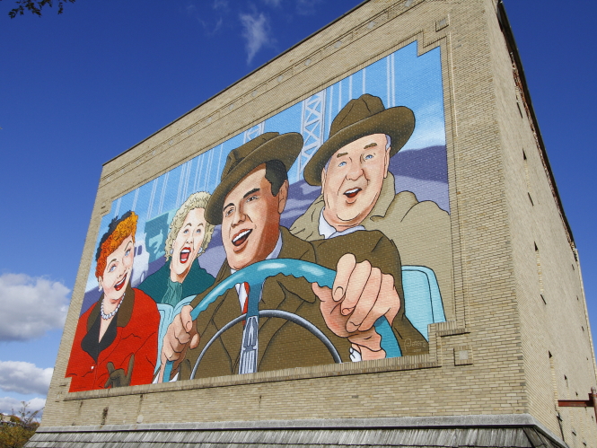 Lucille Ball Mural, Jamestown, NY