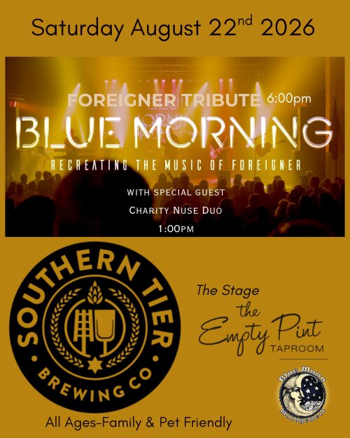 Blue Morning Southern Tier Brewing Co Saturday August 22