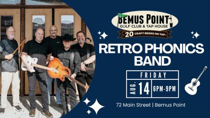 Retro Phonics Band Bemus Point Golf Club & Tap House August 14
