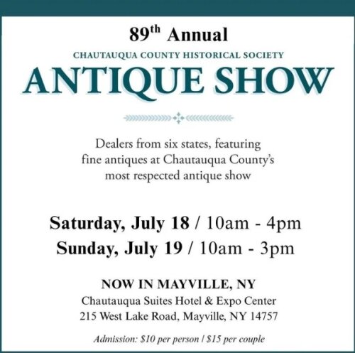 89th Annual Chautauqua County Historical Society Antique Show