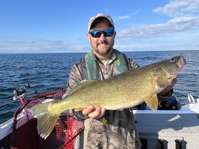 Tyler Frantz Walleye Fishing Chautauqua County Lake Erie
