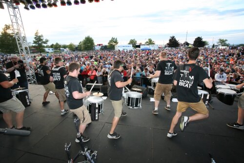 downbeat percussion