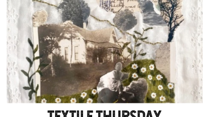 Textile Thursday Mixed Media Landscape January 7