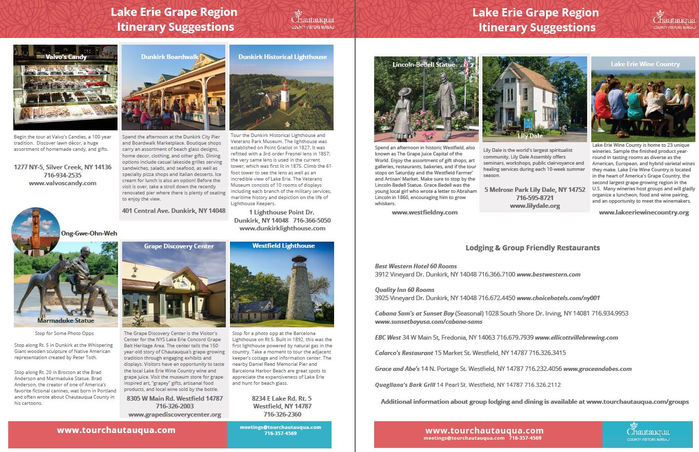 Lake Erie Itinerary