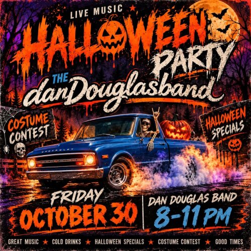 Halloween Party with the Dan Douglas Band October 30