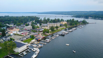 Bemus Point aerial