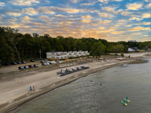 Hideaway Bay Resort drone photo