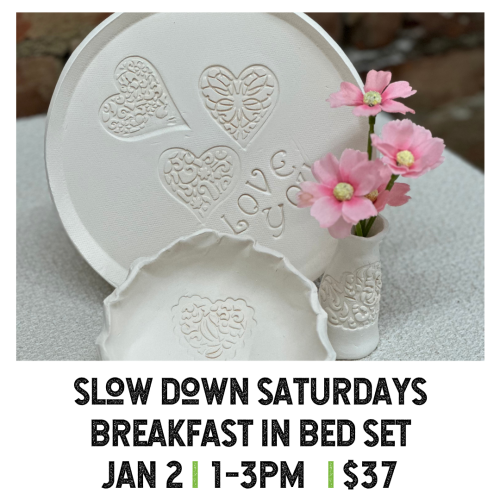Slow Down Saturdays Breakfast in Bed Set January 2