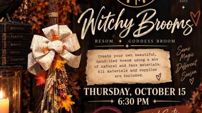 Witchy Brooms Thursday October 15 Raven and Rune