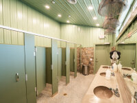 Heron bathhouse interior