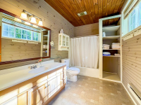 Chautauqua Farmhouse Retreat master bathroom