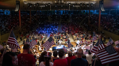 Chautauqua Institution Amphitheater fourth of July