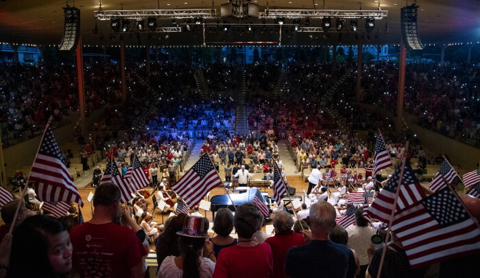 Chautauqua Institution Amphitheater fourth of July