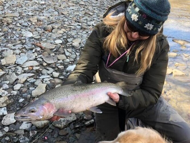 Julie Szur, Fly-Fishing