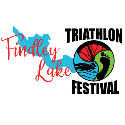 Logo for Findley Lake Triathlon Festival.