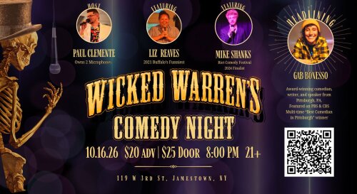 Wicked Warren's Comedy Night October 16